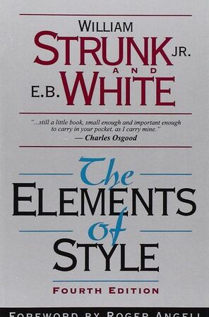 The Elements of Style  (Free Book Format: epub/mobi)